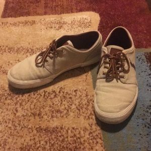 Men’s, Polo, khaki shoes.